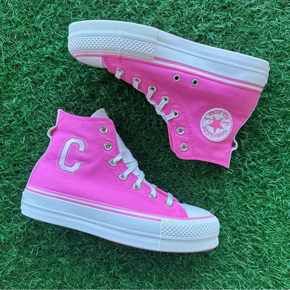 Unavailable 💝Converse Chuck Taylor All Star Ctas Lift Hi Oops Pink - Picture 6 of 8